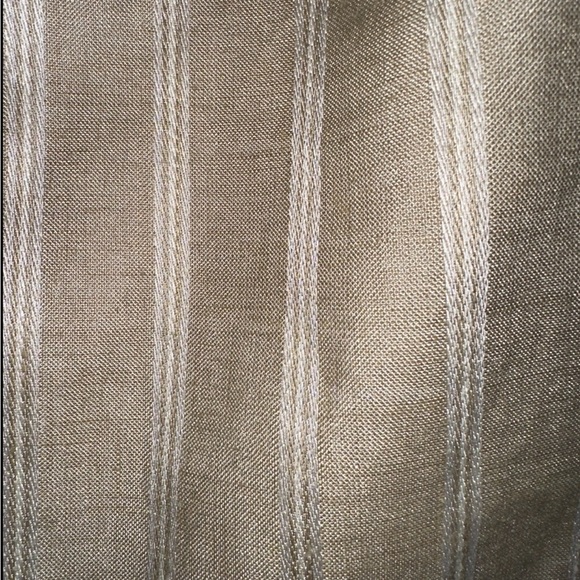 Vintage Ms Russ Women's Blazer Long Sleeve Stripes Tan Size L - Picture 9 of 9